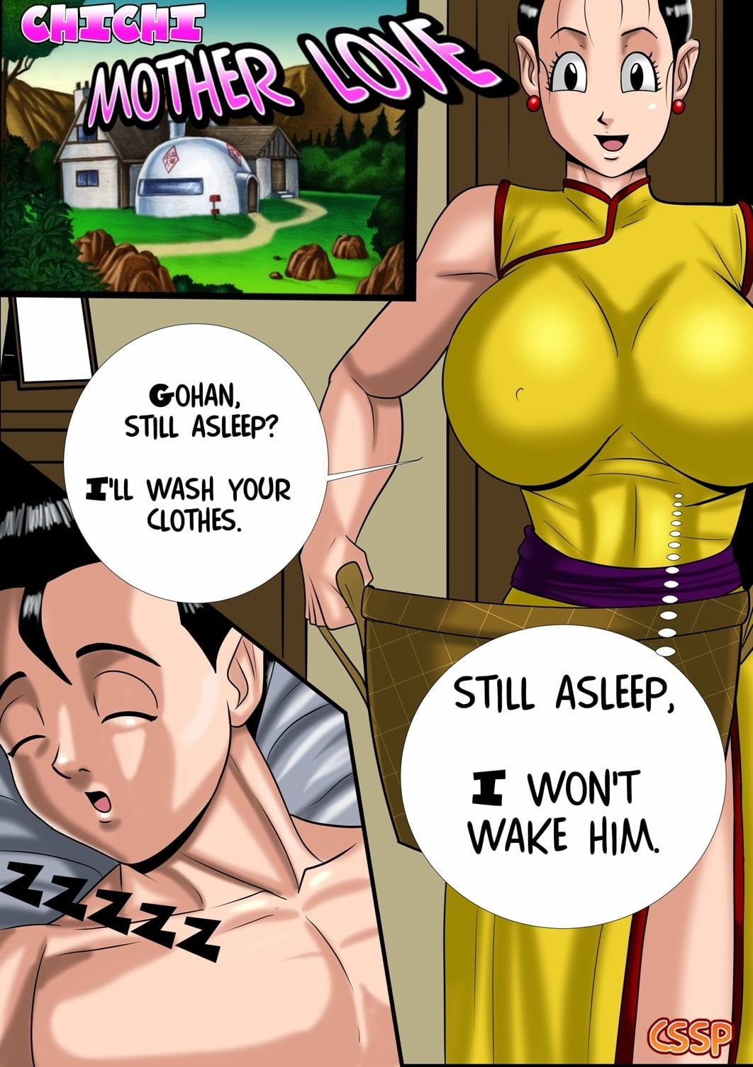 Chichi Mother Love is a dragon ball xxx comic in which Chi Chi one day ends...