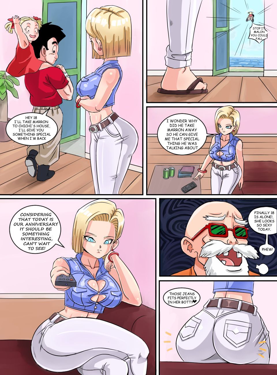 Android 18 Is Alone C18 XXX 02