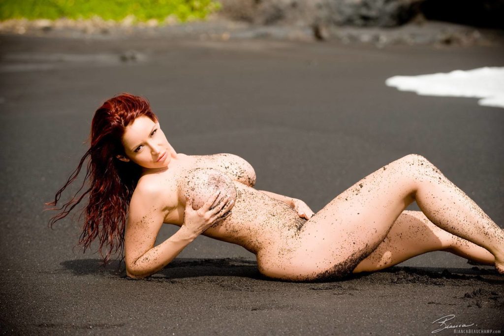 Bianca Beauchamp Nude Black Beach Beauty.