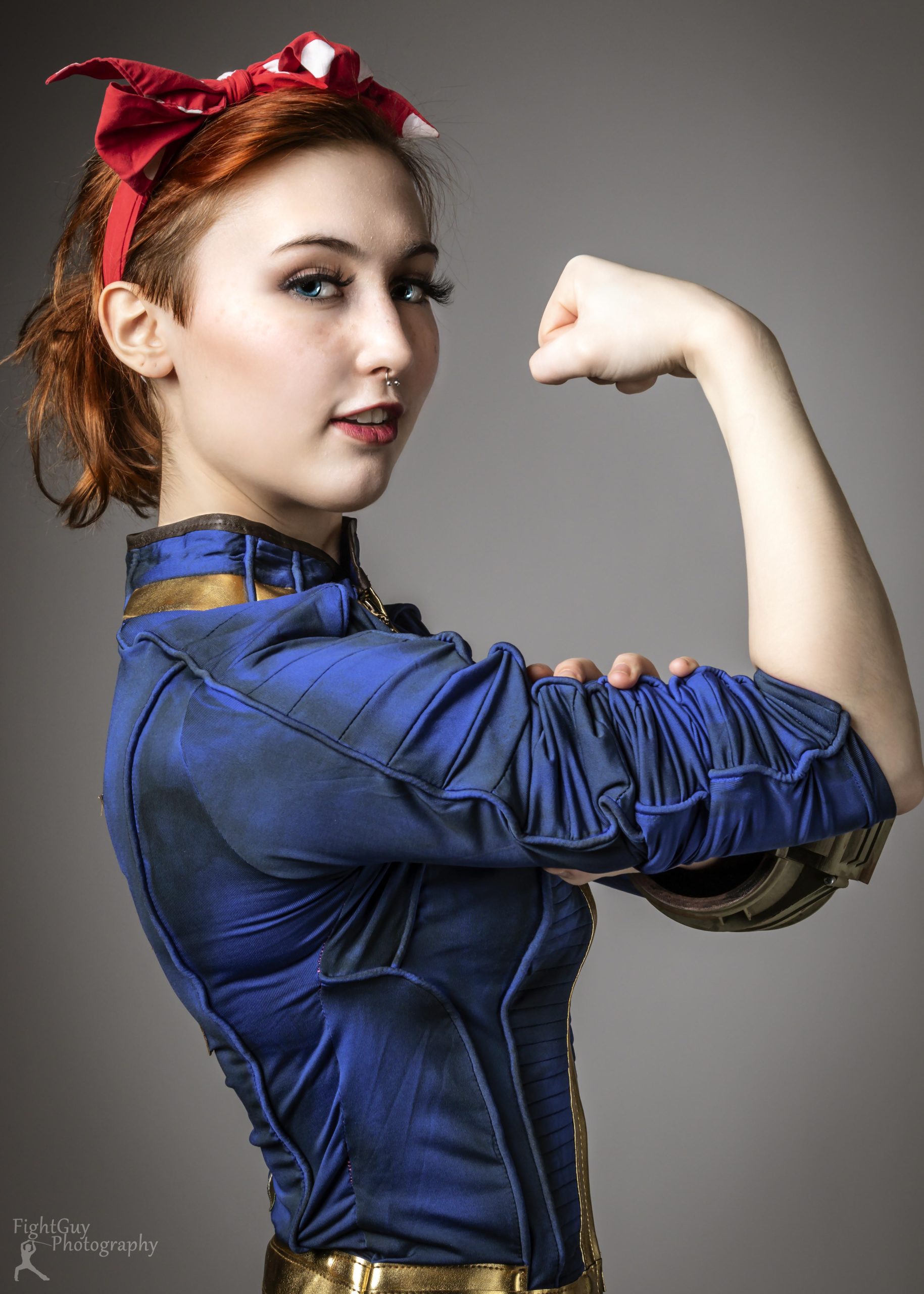 Rosie the riveter meets Fallout - NudeCosplayGirls.com