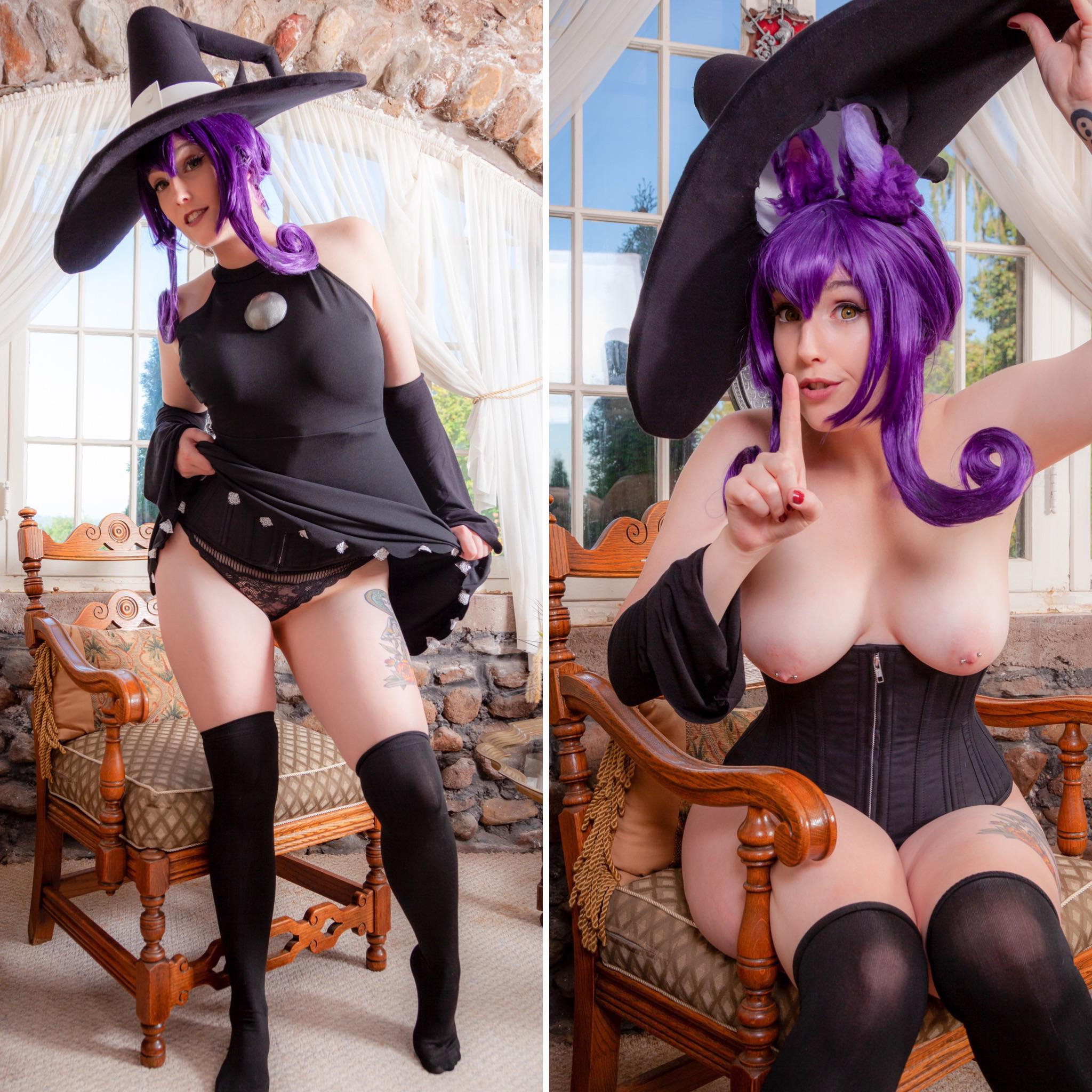 Microkitty as Blair the Witch from soul eater