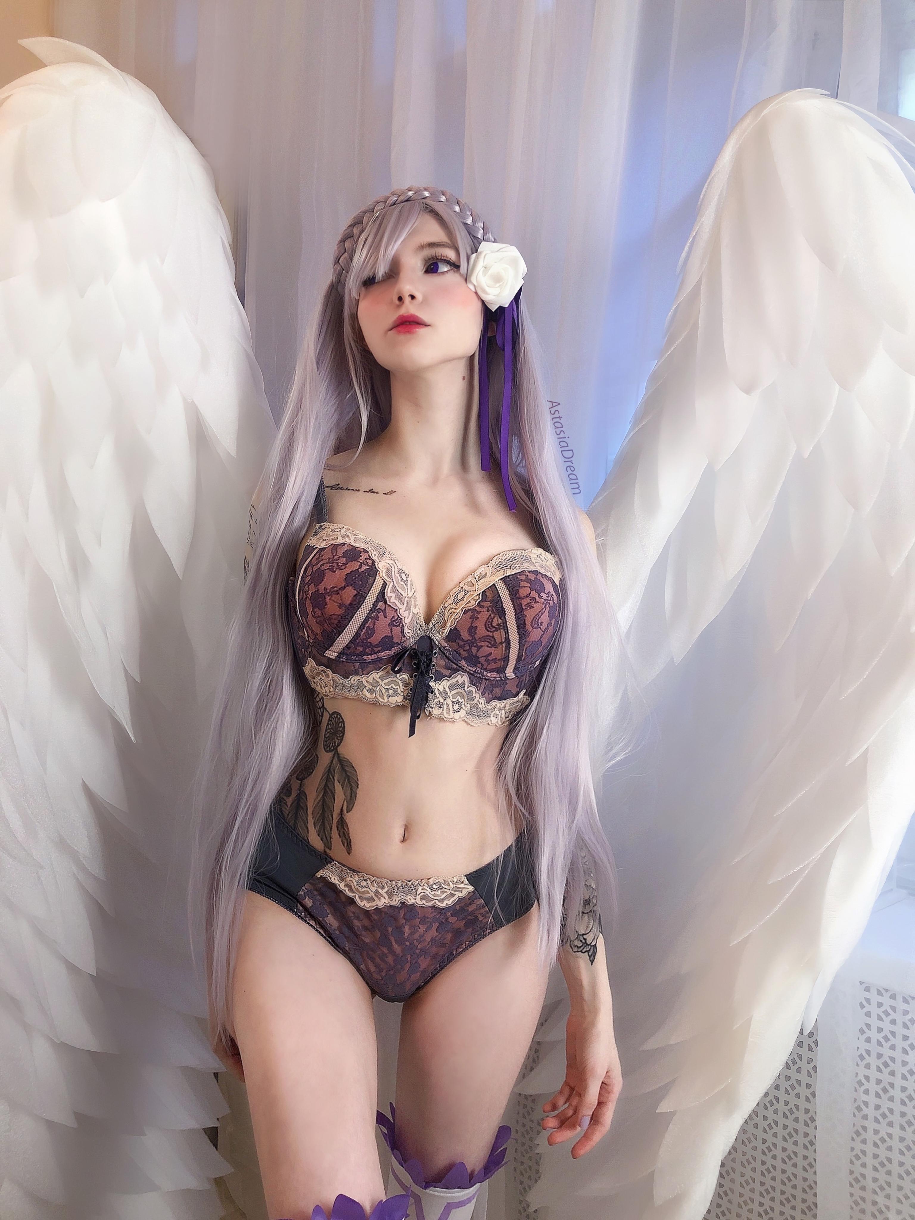 Angel Emilia from Re:Zero by Astasiadream
