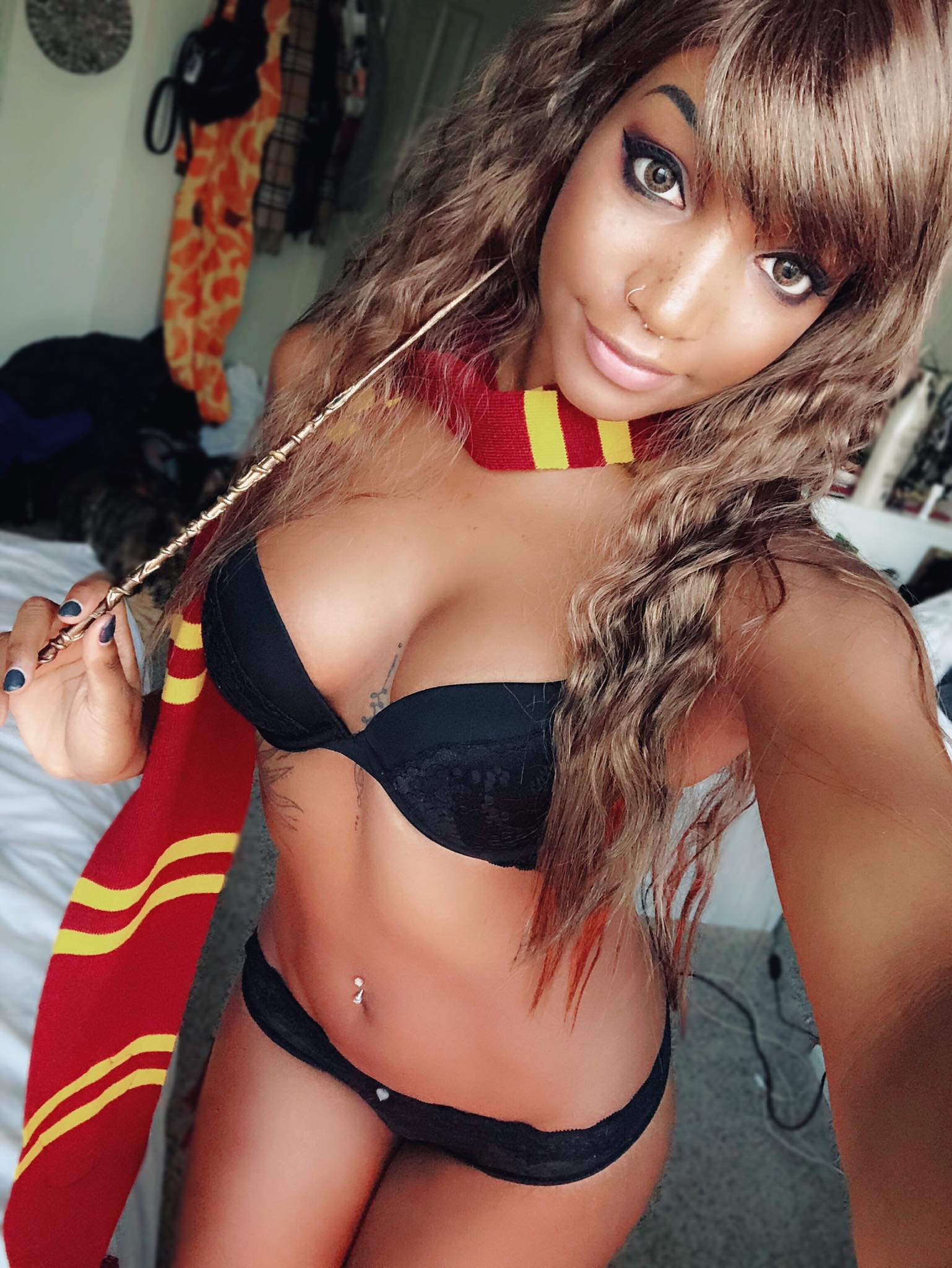 Hermione Lewd Cosplay by Kay Bear