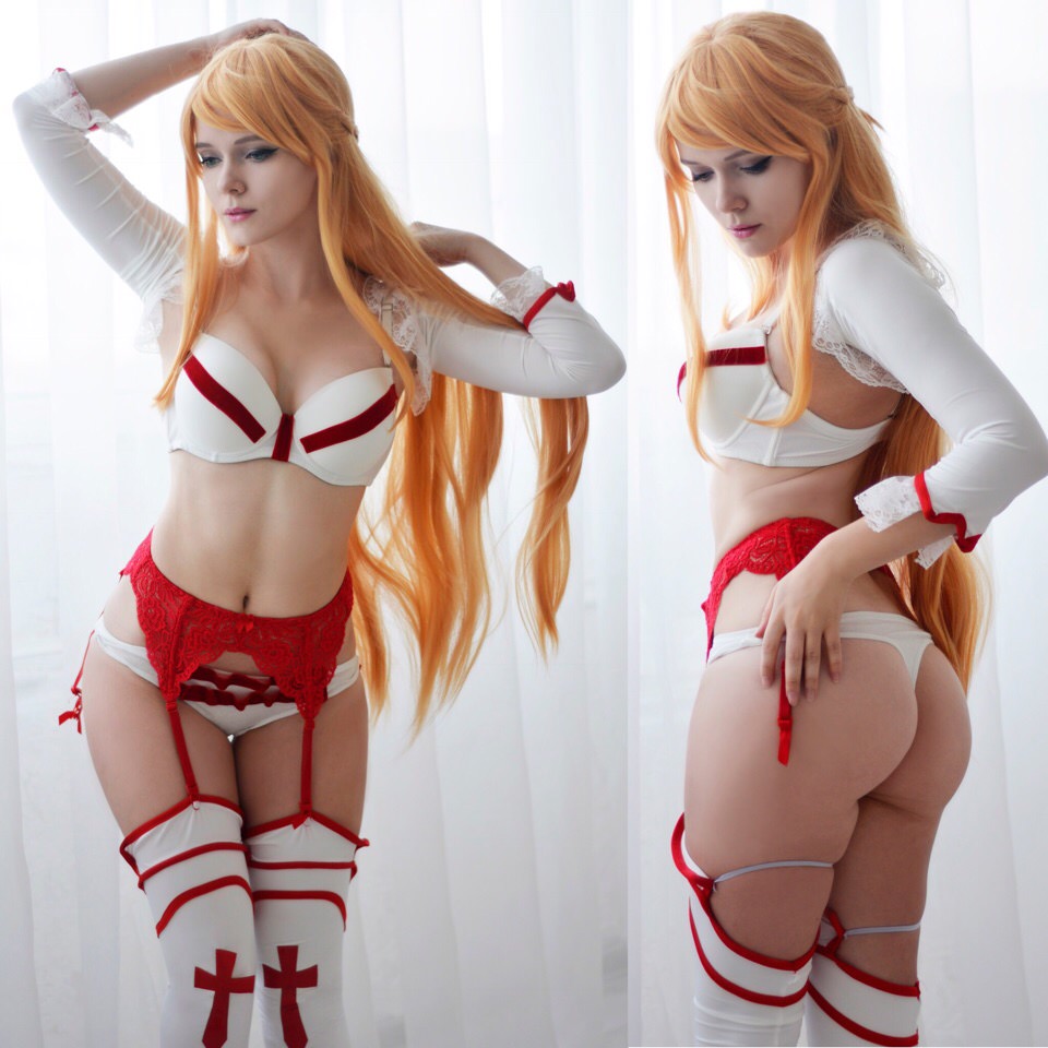 Asuna Lewd Cosplay by Evenink Cosplay