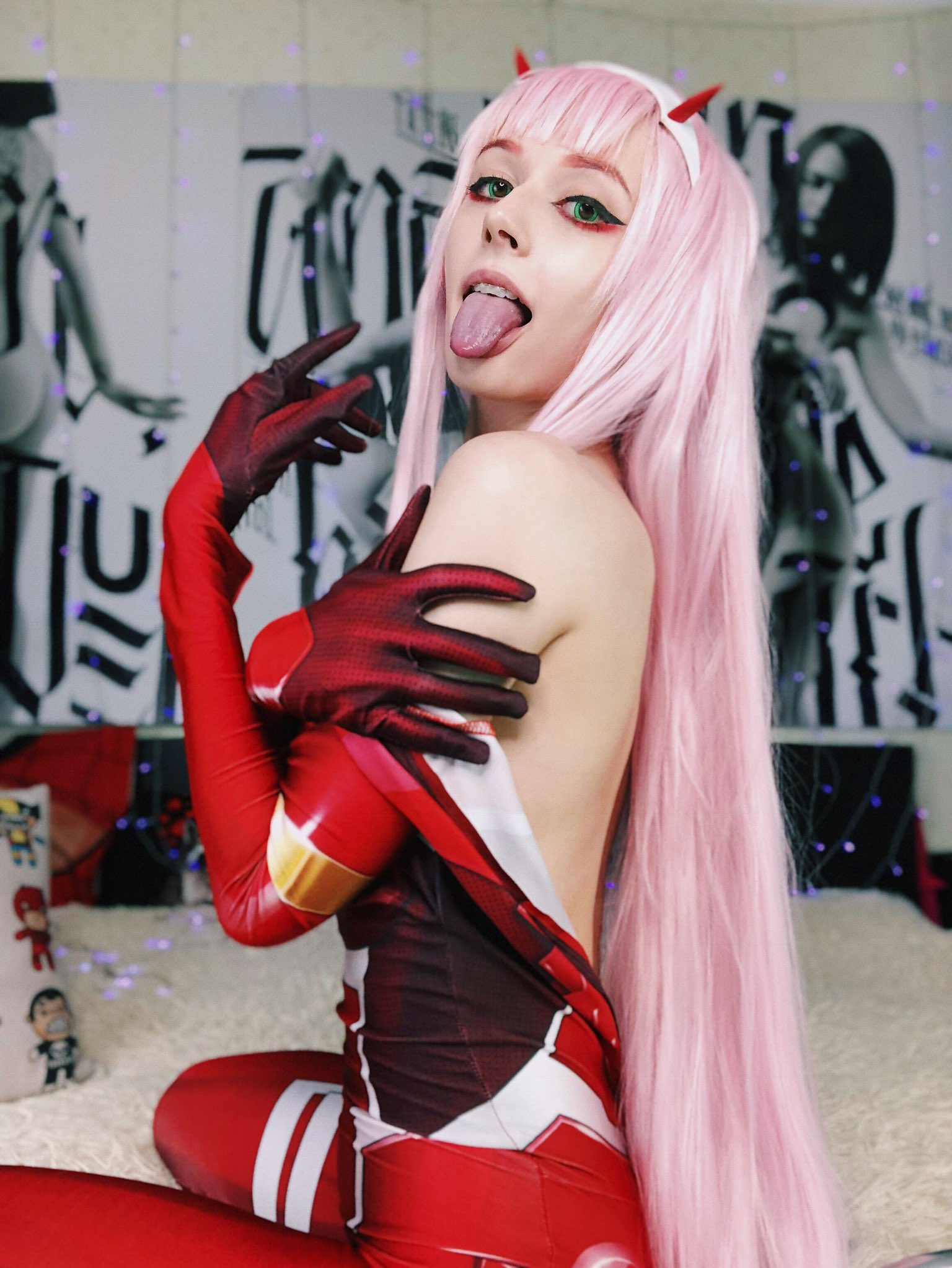  Nude Zero Two Cosplay - Purple Bitch